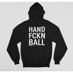 HandFCKNball pulóver, fekete XL-es
