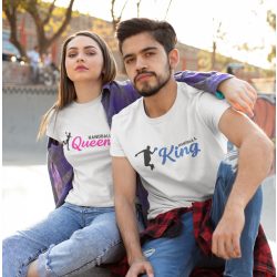 Handball King and Queen páros póló