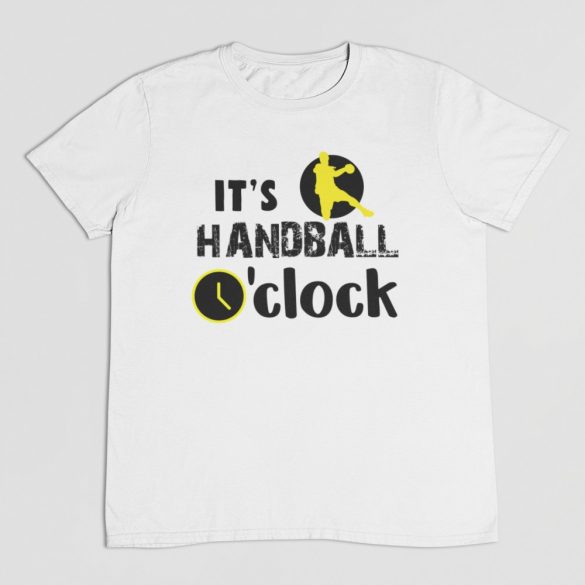 It's handball o'clock férfi póló