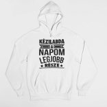 Kézilabda a napom legjobb része pulóver