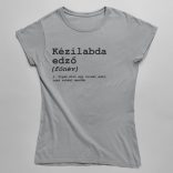 Kézilabda edző (főnév) női póló