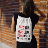 Kézis szív kézis lélek tornazsák