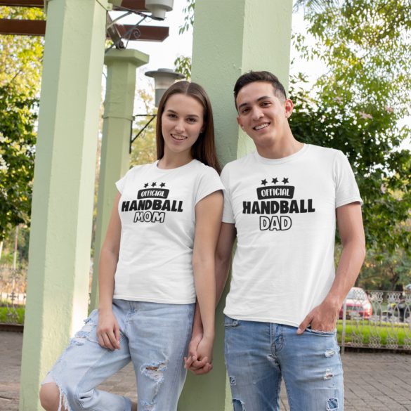 Official handball mom & dad páros póló